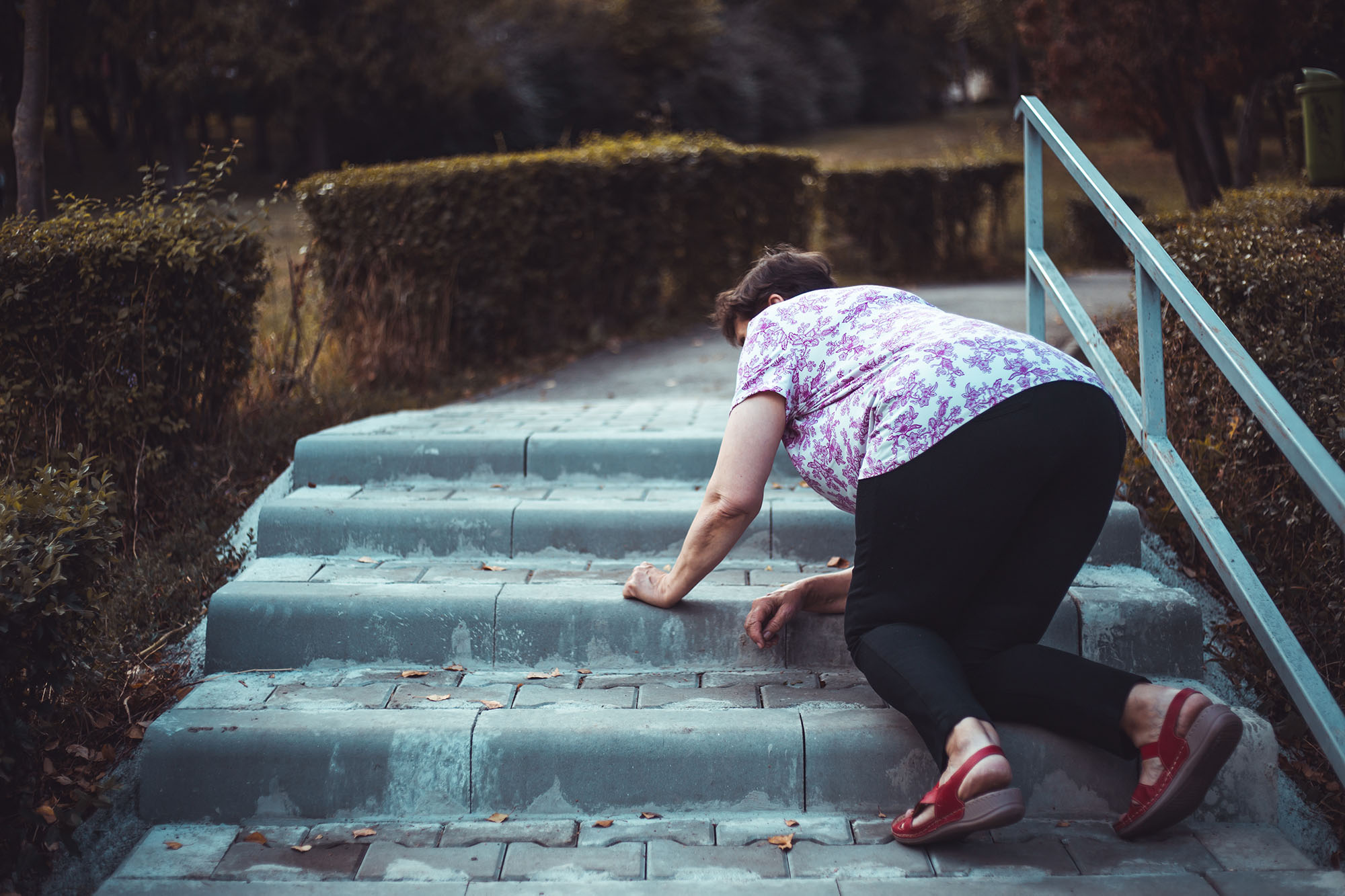 slip and fall on stairs public place accident solicitors Bristol